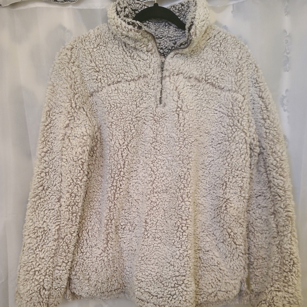 Womens Medium Sherpa Pullover